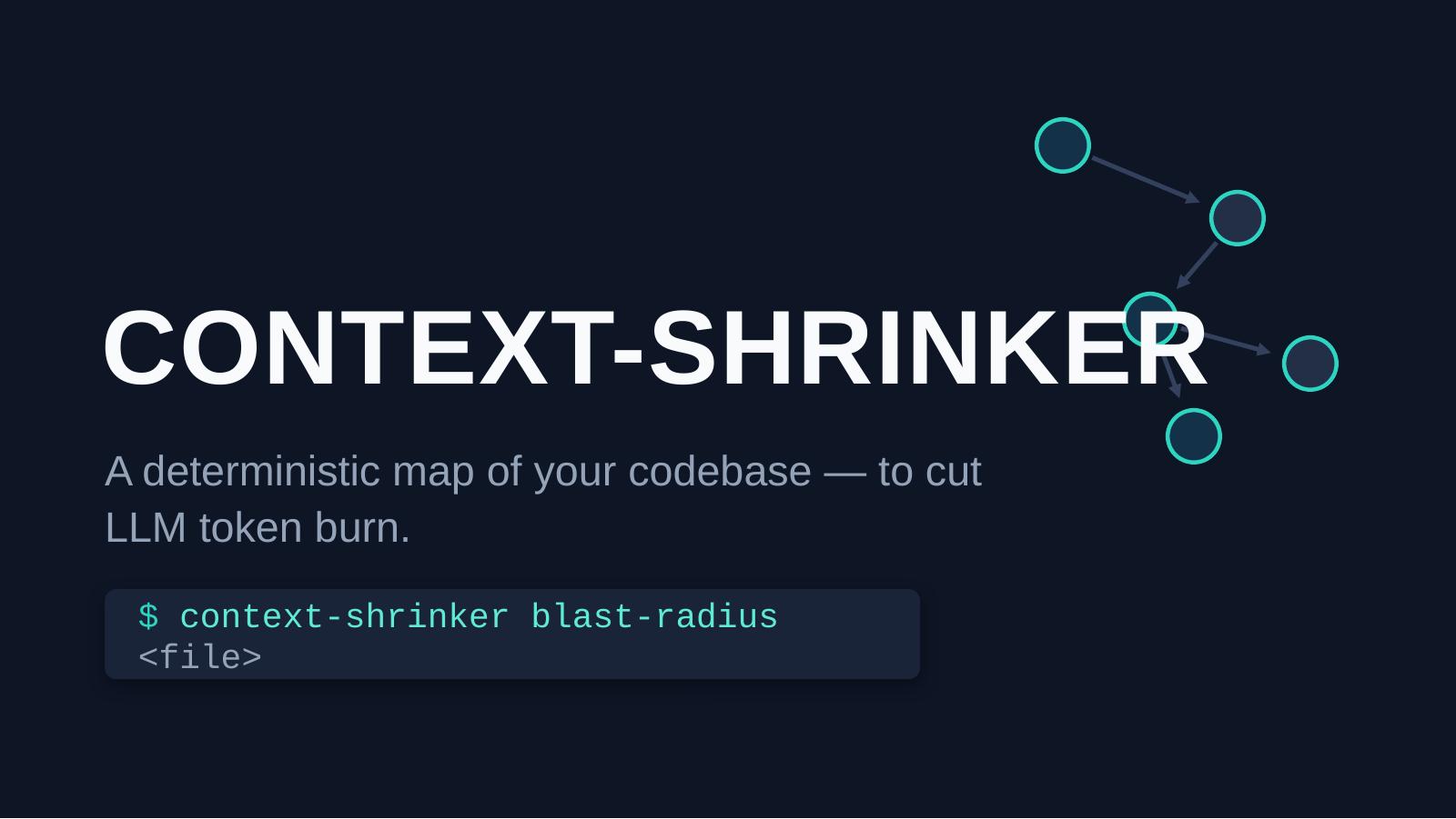Context Shrinker — first slide